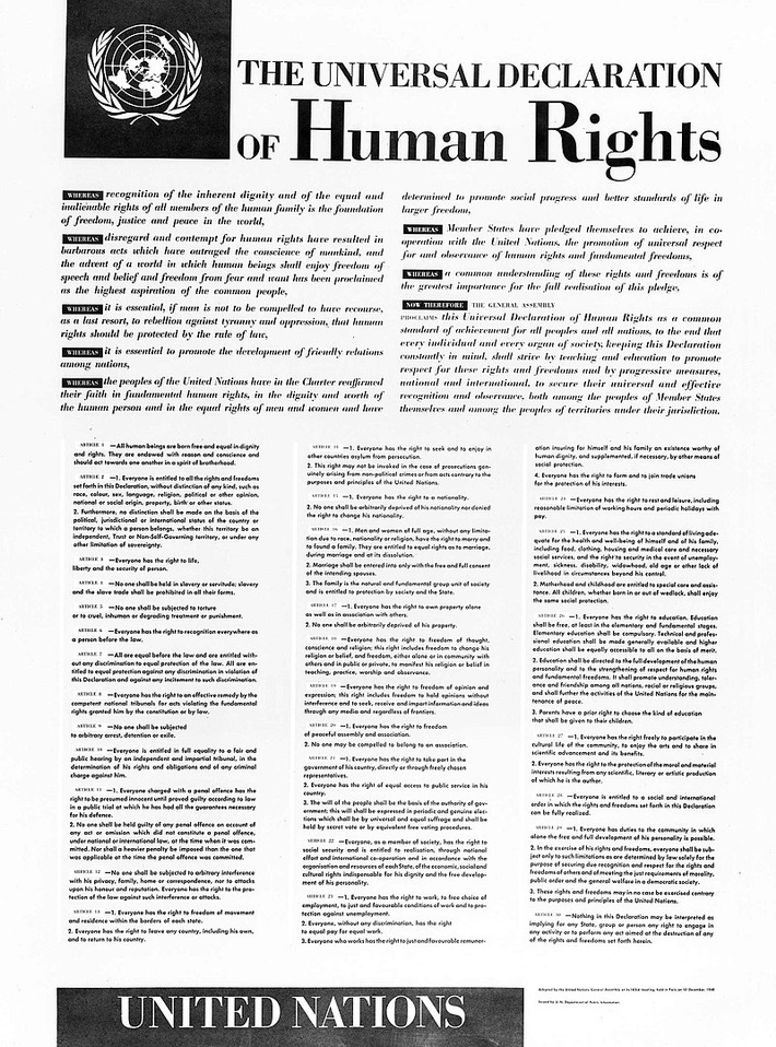 « Plus importante que jamais » - CSI marque le 70e anniversaire de la Déclaration universelle des droits de l