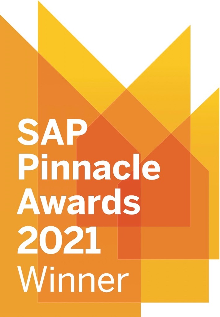 BearingPoint gewinnt den SAP Pinnacle Award 2021 für das Produkt "ETM.next" in der Kategorie Partner Application of the Year - Industry Cloud