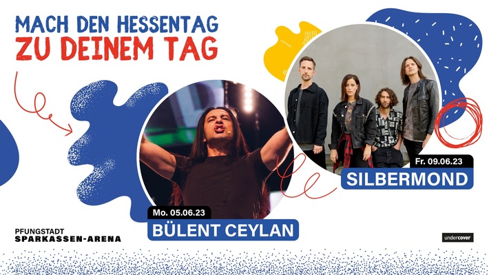 Hessentag 2023: Silbermond und Bülent Ceylan sind die ersten Top-Acts