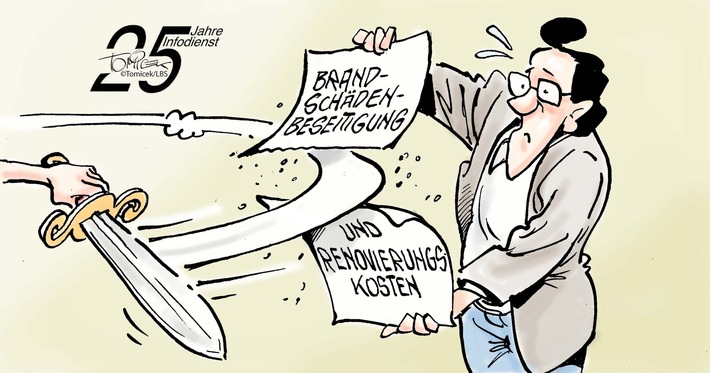 Sofort abzugsfähig / Kosten für Beseitigung von Brandschäden