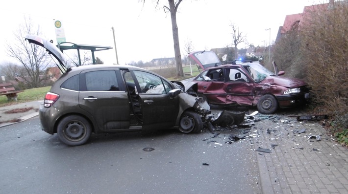 LPI-SLF: Verkehrsunfall mit 2 verletzten Personen