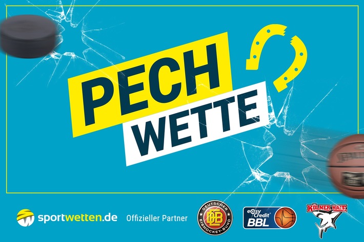 sportwetten.de erweitert erfolgreiche "Pechwette" auf DEL und BBL