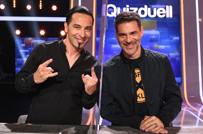 Das Erste / Comedy-Duo vs. "Quizduell-Olymp": Bülent Ceylan und Rick Kavanian bei Jörg Pilawa am Freitag, 2. Oktober 2020, 18:50 Uhr im Ersten