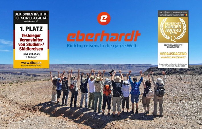 Jahresabschluss 2025 - Eberhardt TRAVEL blickt auf erfolgreiches Reisejahr und starke Auszeichnungen