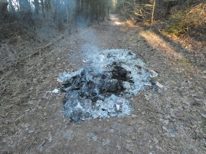 POL-VER: Nach Verkehrsunfall geflüchtet ++ Nach Feuer im Wald - Zeugen gesucht ++
