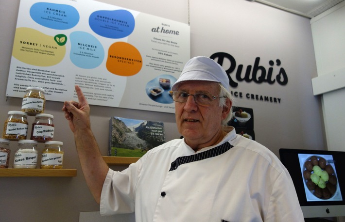 Glace: kulinarisches Erbe der Schweiz wiederbelebt / 5 Jahre «Rubi&#039;s ICE CREAMERY» in Olten