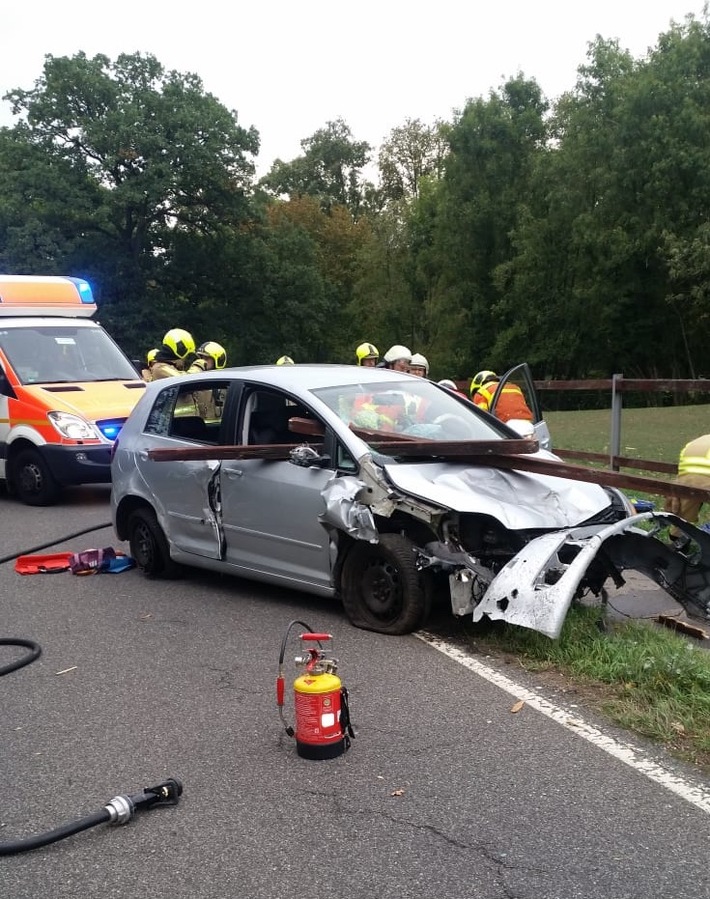 FW-Stolberg: Autofahrerin bei Unfall verletzt