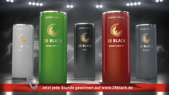 Neuer TV-Spot: Energy Drink 28 BLACK tanzt (FOTO)