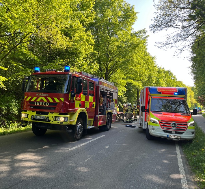 FW Mettmann: Chirurgischer Notfall und schwerer Verkehrsunfall machen zweimaligen Einsatz eines Rettungshubschrauber notwendig