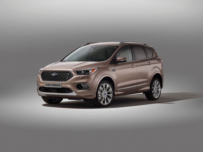 Ford präsentiert neuen Kuga Vignale - aufgewertetes SUV mit exklusiven Services erweitert Premium-Angebot (FOTO)