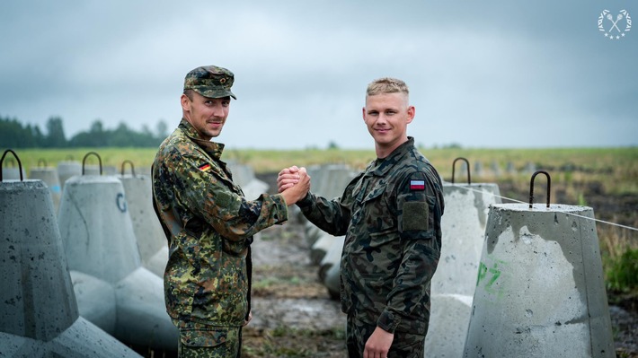 Bundeswehr unterstützt Polen beim Bau von Grenzbefestigungen