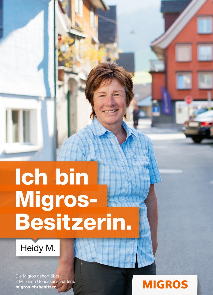 Neue Werbekampagne der Migros: "Die Migros gehört den Leuten"