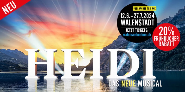 Das neue HEIDI-MUSICAL der Walensee-Bühne erzählt die Originalgeschichte