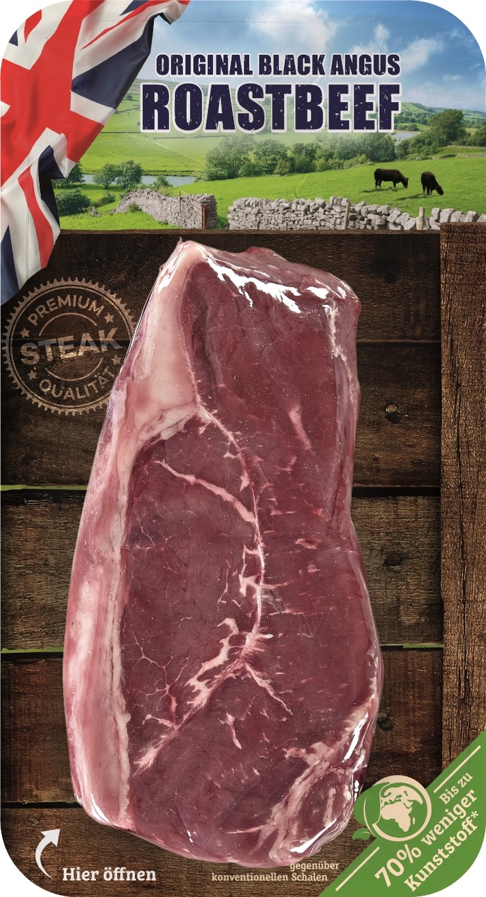 Netto Marken-Discount stellt gesamtes Eigenmarken-Steaksortiment bis November auf umweltfreundlichere FlatSkin-Verpackung um