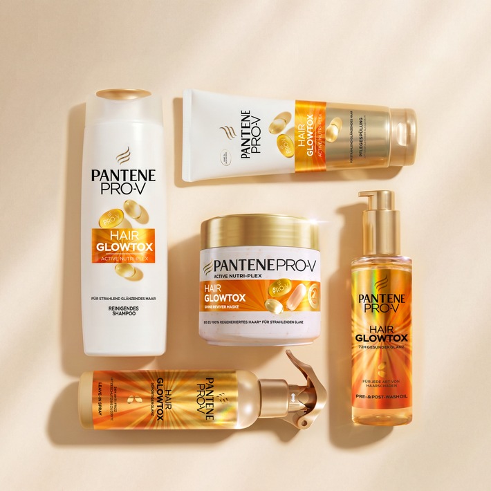 NEU: Salonglanz für zu Hause mit Pantene Pro-V Hair Glowtox