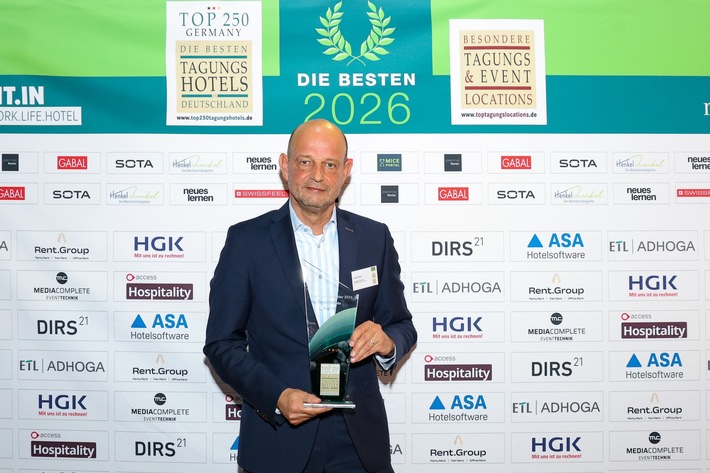 TOP 250 Tagungshotels Jörg Grede ist Top-Tagungshotelier 2026