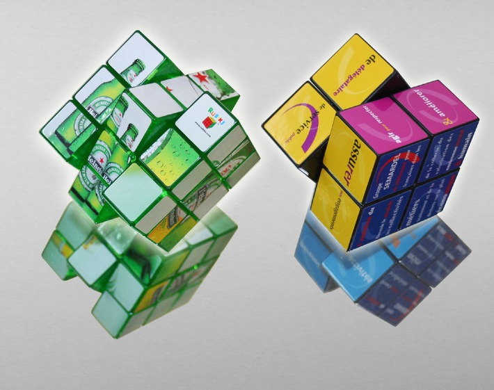 Polypins lanciert Rubik&#039;s Cubes mit integrierbarer Werbebotschaft