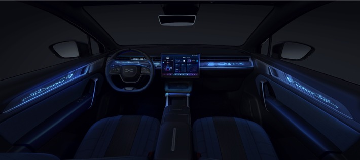 Groundbreaking experience: new operating and display concept in the Aiways U6 SUV-Coupé sets new standards