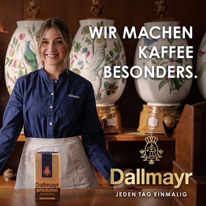 Neue Dachmarkenkampagne für Dallmayr Kaffee