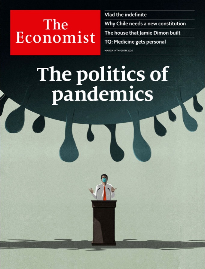 The Economist: Coronavirus | Wladimir Putin | Ölpreise | Myanmars Armee | Deutsche Gehaltsunterschiede