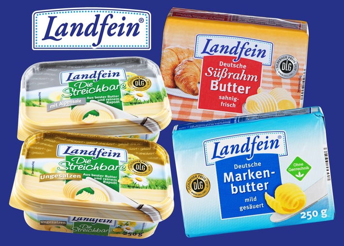 Bei NORMA sinken die Butter-Preise der Marke LANDFEIN im September/Discounter aus Nürnberg lässt seine Kunden erneut sparen