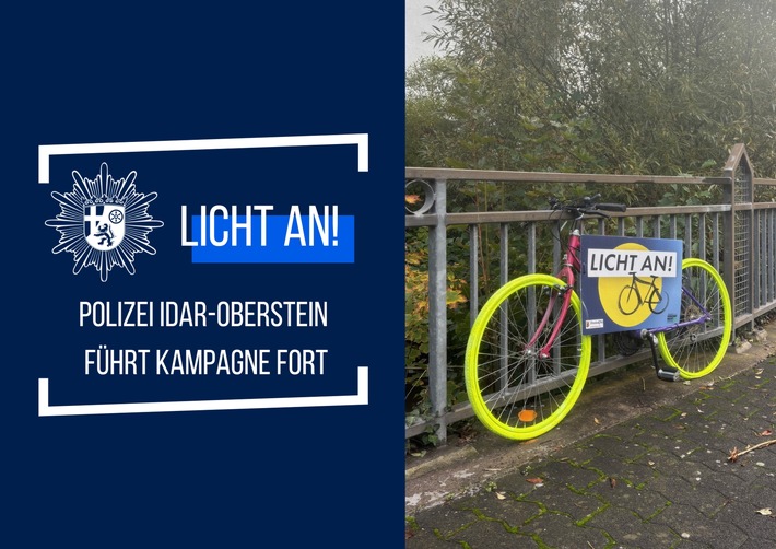 POL-PDTR: "LICHT AN!" Polizei Idar-Oberstein führt Kampagne fort