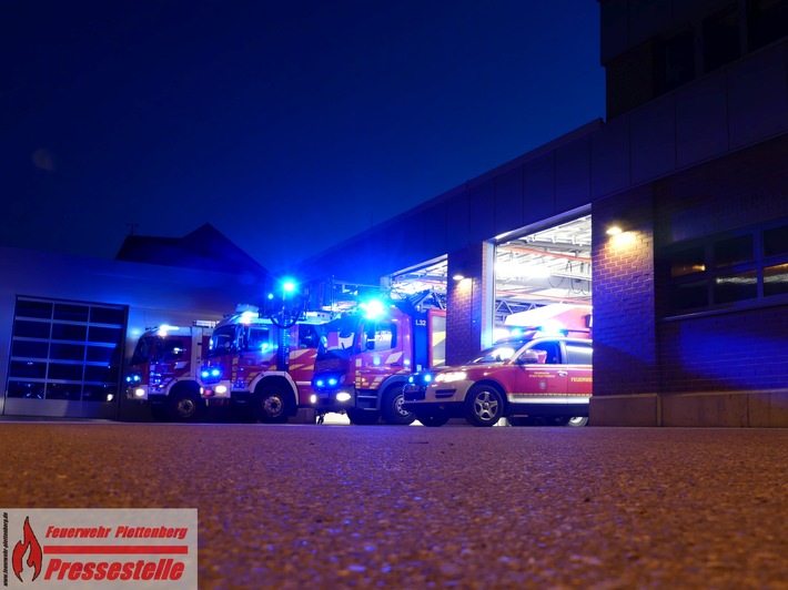 FW-PL: Jahreswechsel für die Plettenberger Feuerwehr. Anstieg an Rettungsdiensteinsätzen um Mitternacht. Keine Brandeinsätze.