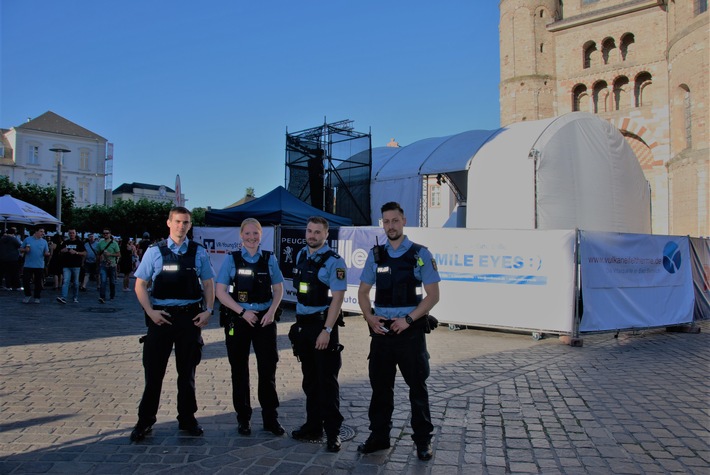 POL-PPTR: Pressemitteilung der Polizeiinspektion Trier Altstadtfest - Sonntag und Stadtlauf