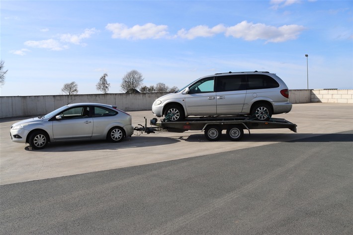 POL-HX: Beladener Anhänger doppelt so schwer wie zulässig