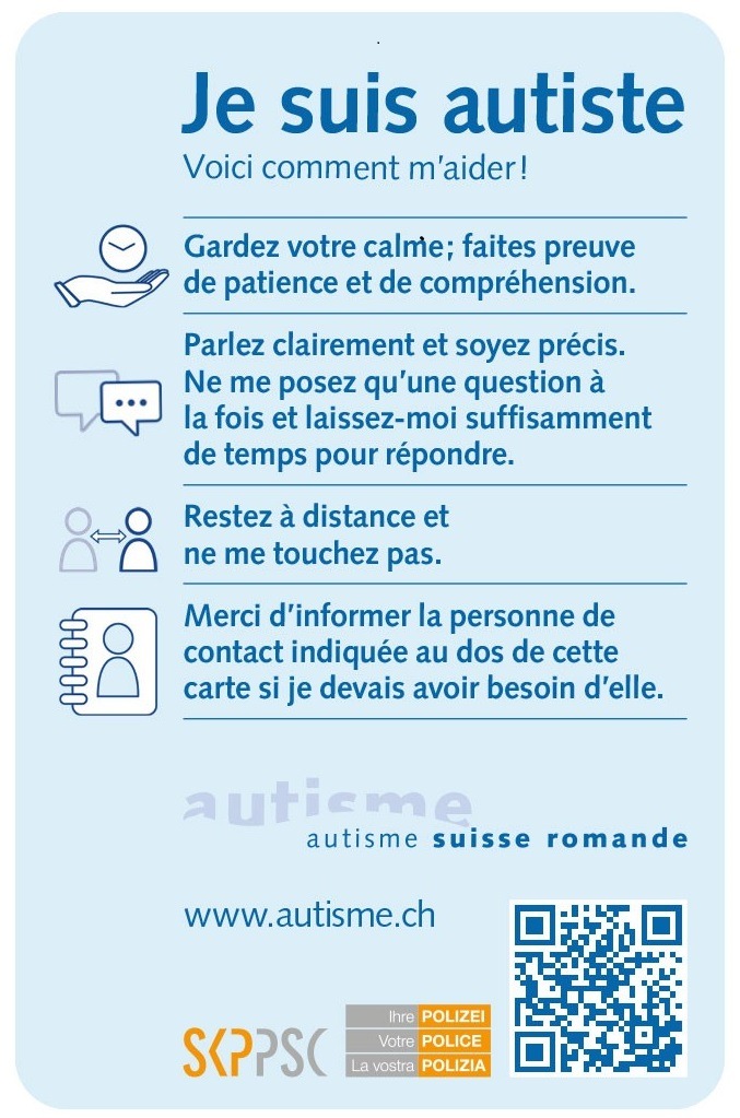 Pour les personnes atteintes de troubles du spectre autistique, un contrôle dans un train ou à l