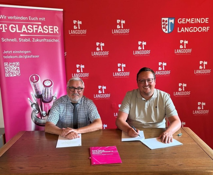 Mehr Tempo, mehr Möglichkeiten: Glasfaser für Langdorf