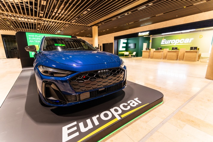 Europcar eröffnet Station am neuen Terminal 3 am Flughafen Frankfurt und überzeugt mit Premium-Exponat