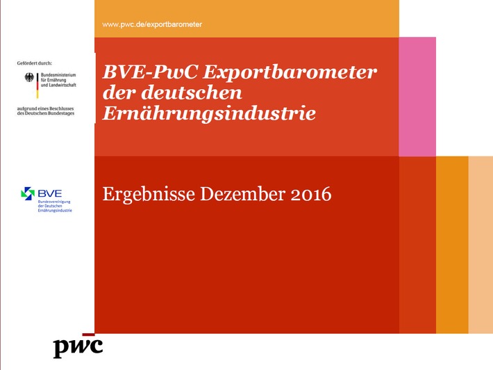 BVE-PwC-Pressemitteilung: Exportklima im Plus - Markterschließung fordert Zeit und immer mehr Kosten