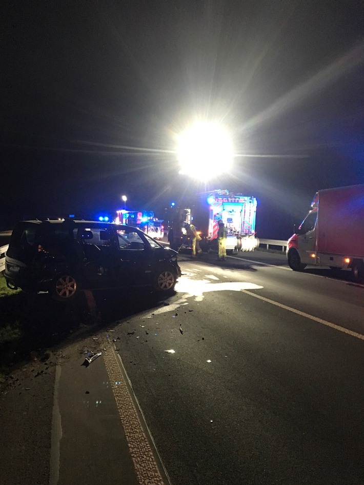 FW-BOT: Sechs Verletzte bei Verkehrsunfall auf der A31