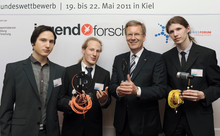 Bundespräsident Wulff kürt Jugend forscht Sieger 2011 (mit Bild)