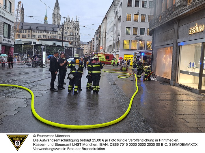 FW-M: Starke Rauchentwicklung in der Innenstadt (Altstadt)