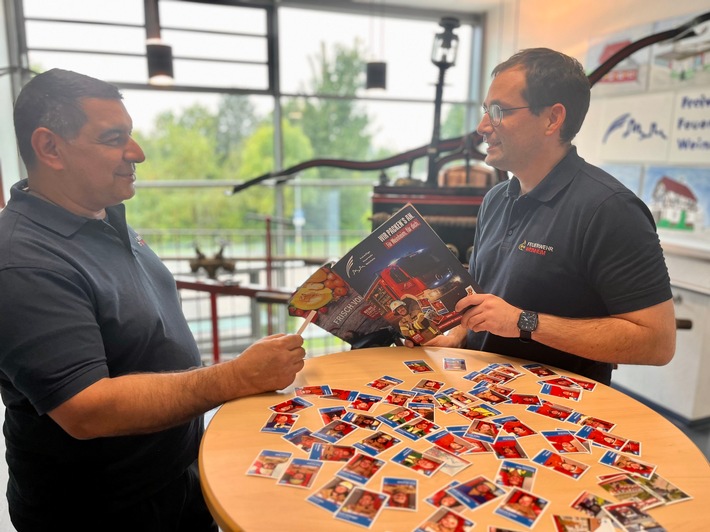 FW Weinheim: Feuerwehr Weinheim startet eigenes Stickeralbum - Kick-off-Party am 27. September
