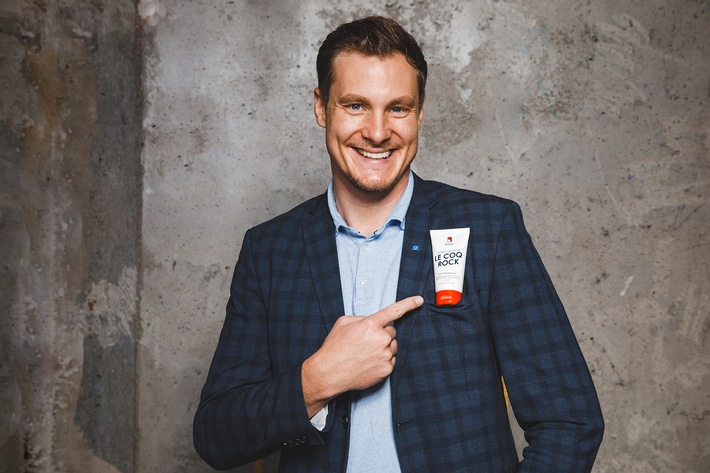 Intimpflege für Männer: Marcell Jansen und Hamburger Kosmetik-Start-up launchen Intim-Deo-Creme "Le Coq Rock"
