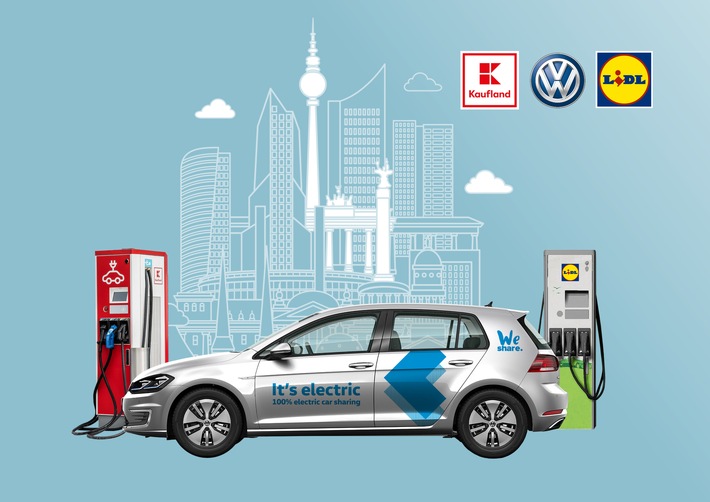 Gemeinsam urbane Mobilität gestalten: Lidl und Kaufland starten strategische Partnerschaft mit Volkswagen / Ausbau der E-Ladeinfrastruktur in Berlin als Win-Win-Situation für Kunden und Partner