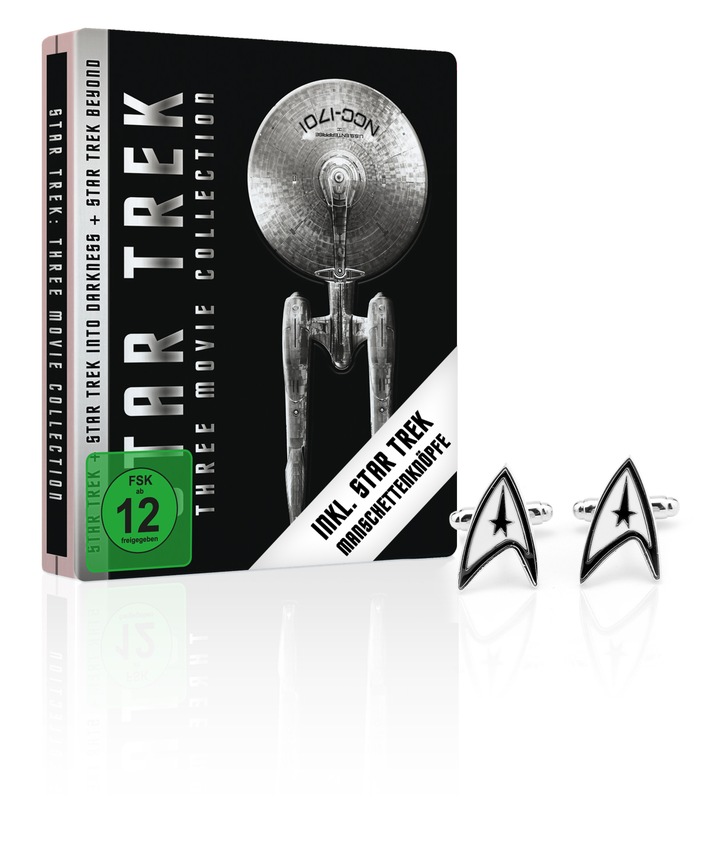 Das perfekte Weihnachtsgeschenk für jeden Trekkie: limitierte "Star Trek - Three Movie Collection" Blu-ray Steelbook bei Sky