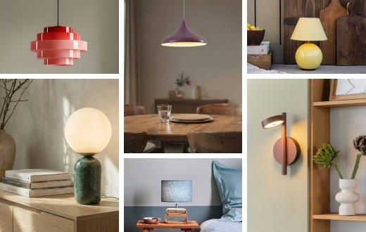 Color-Update fürs Zuhause: Lampenwelt.de präsentiert Leuchten in Trendfarben der Saison