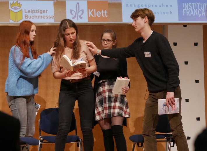Preisverleihung auf der Leipziger Buchmesse 2018: Prix des lycéens allemands