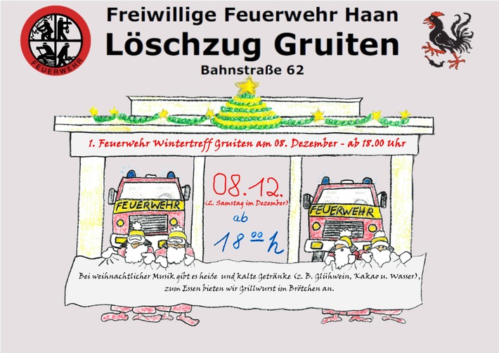 FW-HAAN: Feuerwehr-Wintertreff in Gruiten