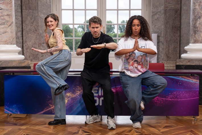 Drehstart von "Dein Song": Junge Musiktalente performen vor neuer Jury / Castingauftakt mit Johannes Strate, Madeline Juno und Aisha Vibes in Wiesbaden