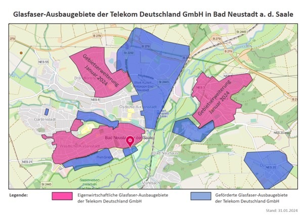 Bad Neustadt a. d. Saale: Telekom startet eigenwirtschaftlichen Glasfaserausbau in Brendlorenzen