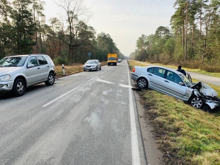 POL-PDNW: (Haßloch) Unfall; L530 kurzzeitig gesperrt