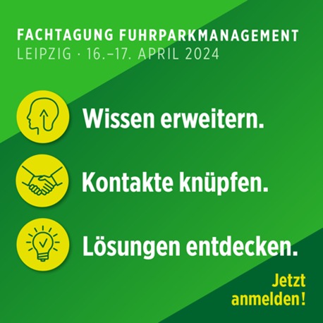 Veranstaltungsempfehlung: Fachtagung Fuhrparkmanagement 2024