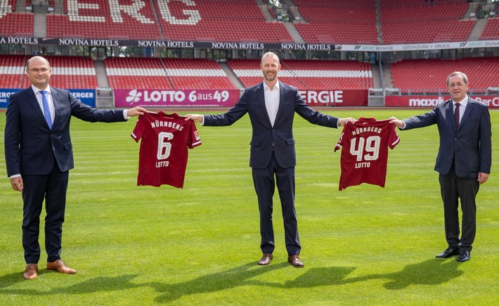 Füracker: LOTTO Bayern weitere zwei Jahre Premium-Partner des 1. FC Nürnberg
