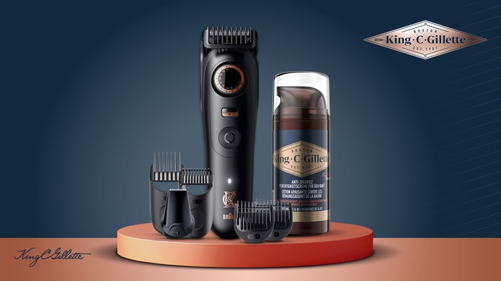 Bartpflege auf neuem Level / King C. Gillette erweitert sein Pflege- und Stylingsortiment um den Barttrimmer Pro Max und die Anti-Juckreiz Feuchtigkeitscreme