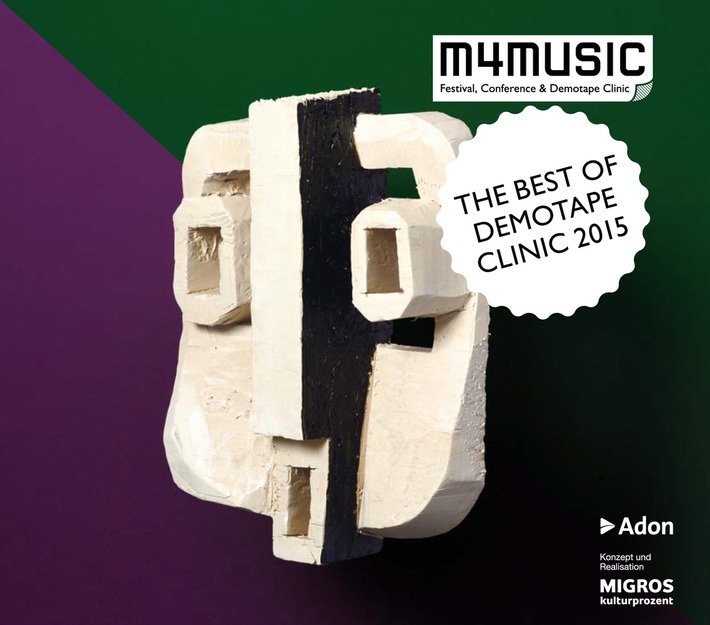 Das Migros-Kulturprozent präsentiert die Compilation «The Best of Demotape Clinic 2015» / m4music: die besten Schweizer Popmusik-Demos 2015